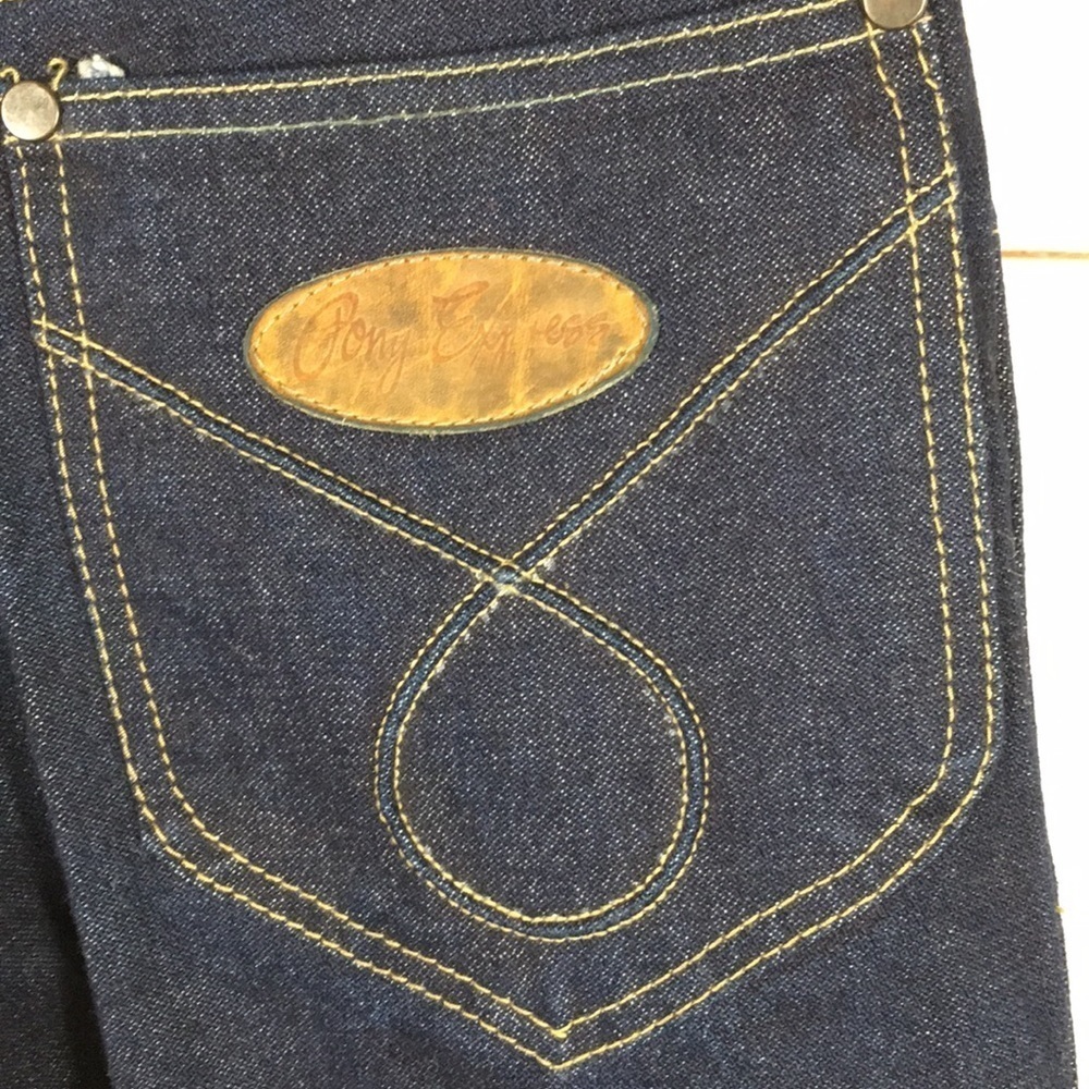 ❤️NWOT❤️ 70’s VINTAGE PONY EXPRESS JEANS - Picture 4 of 6